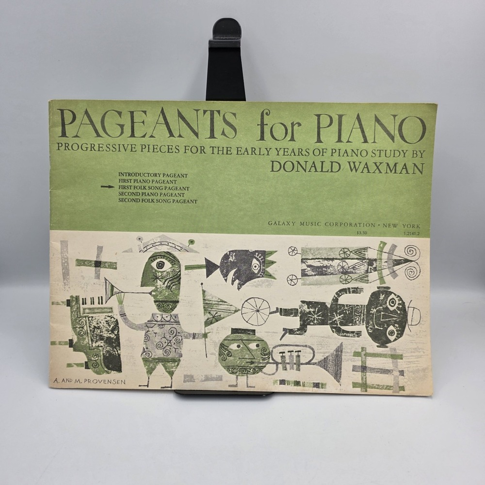 Pageants for Piano First Folk Song Pageant 1958 By Donald Waxman Galaxy